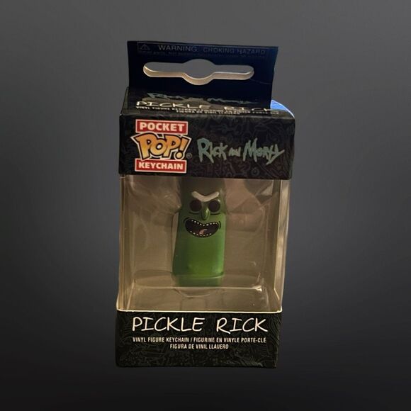 NIP Funko Pop! Keychain Rick & Morty Pickle Rick B15 - Picture 1 of 4